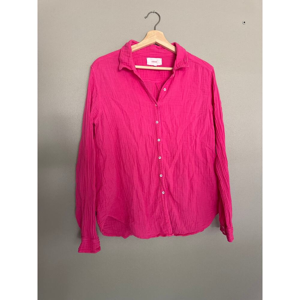 XIRENA Scout Shirt in Pink Sunrise Size Medium - Picture 5 of 9